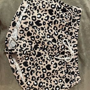 leapord print shorts women